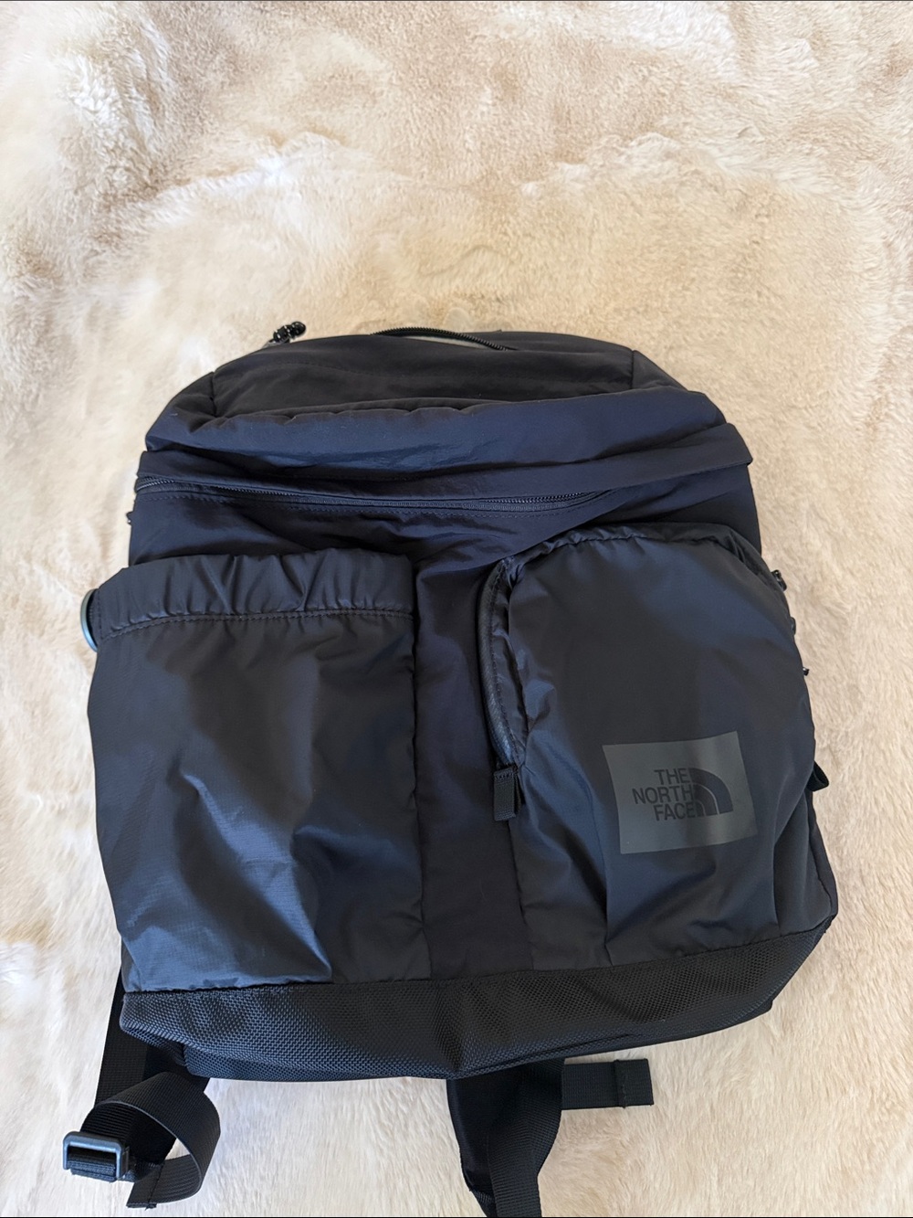 The North Face Black Backpack with Front Pockets